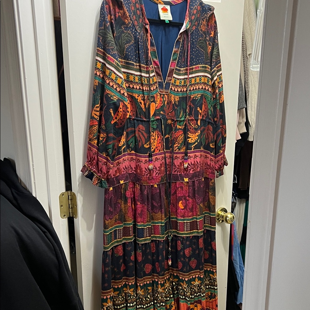 Farm Rio Multicolor Maxi Dress - Picture 6 of 8
